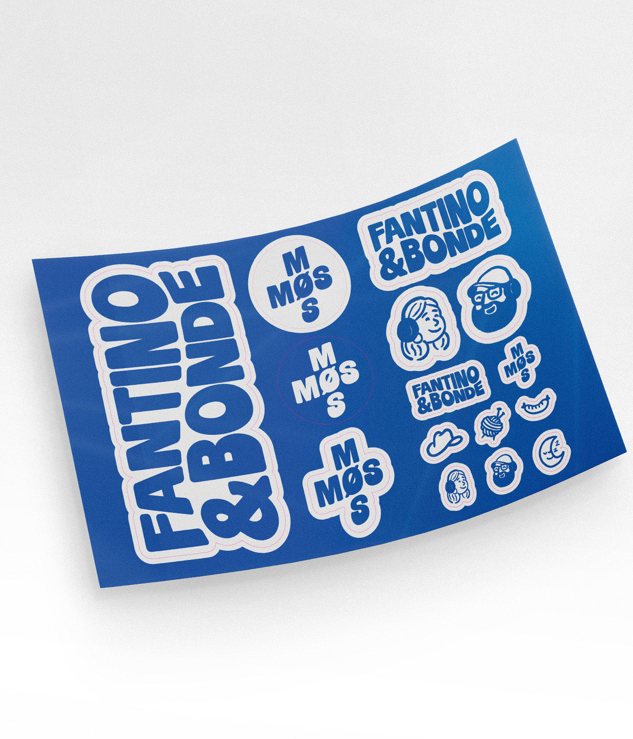 Sticker-ark, 2 stk