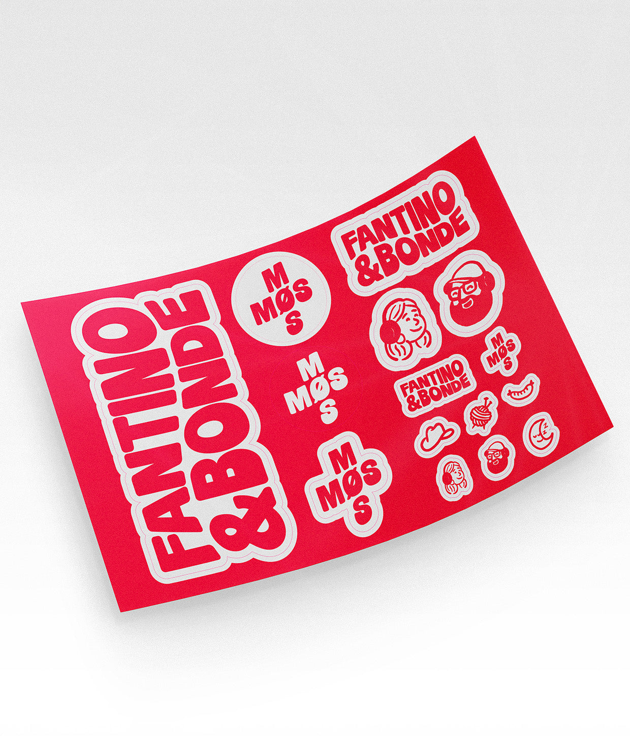 Sticker-ark, 2 stk